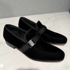 Mens Velvet Ferragamo Danny 2 Loafers w/ Box & Dustbag